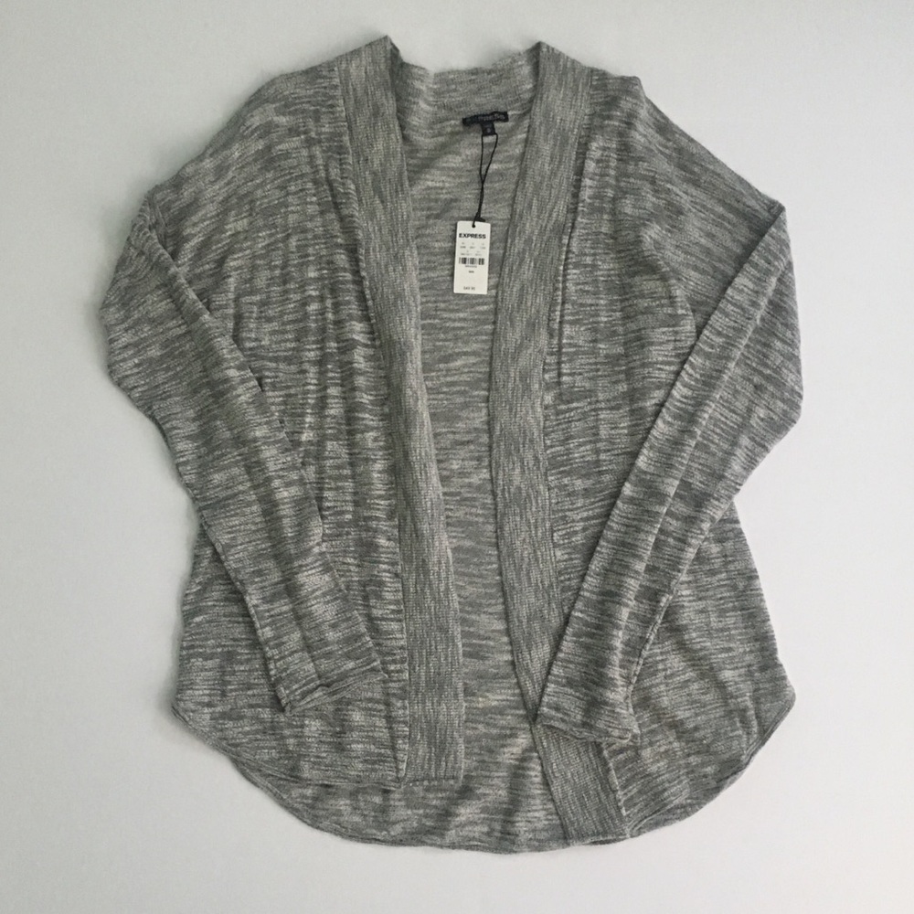 Express Gray Cardigan